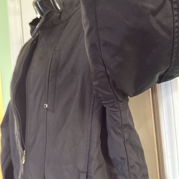 Calvin Klein Black SoftShell Nylon Cotton Water/Wind  Resistant Jacket Size L - Picture 6 of 13
